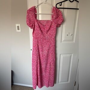 Pink leopard print Dress